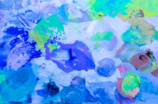 colorful paint stains, abstract background