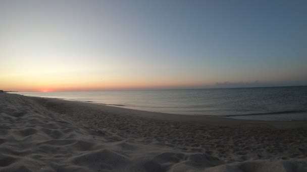 Filmato Time Lapse Del Tramonto Spiaggia — Video Stock