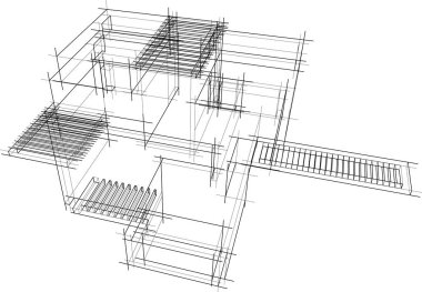 çizgili mimari duvar kağıdı, dijital arkaplan