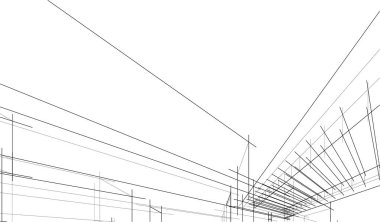 çizgili mimari duvar kağıdı, dijital arkaplan