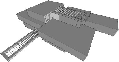 çizgili mimari duvar kağıdı, dijital arkaplan