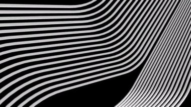 minimal 3d mimari şekillerde hareket etmek