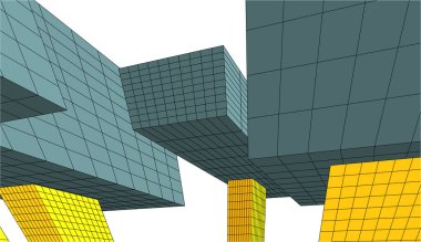 3D mimari sanat, dijital duvar kağıdı