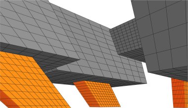 3D mimari sanat, dijital duvar kağıdı