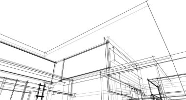 3D mimari sanat, dijital duvar kağıdı