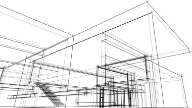 3D mimari sanat, dijital duvar kağıdı