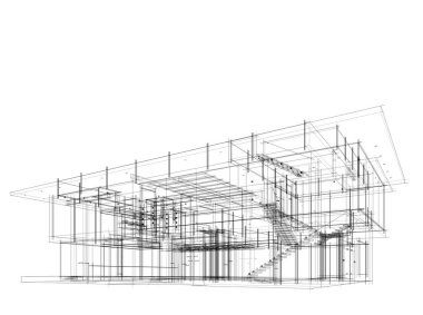 sergilenen mimari proje, dijital duvar kağıdı