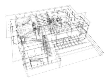 sergilenen mimari proje, dijital duvar kağıdı