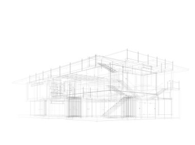 sergilenen mimari proje, dijital duvar kağıdı