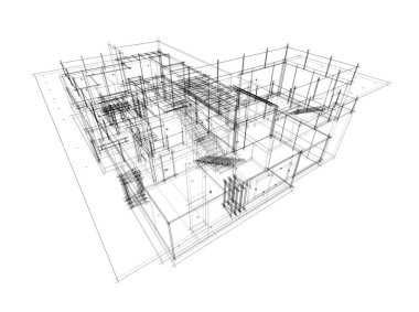 sergilenen mimari proje, dijital duvar kağıdı