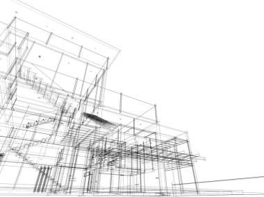 sergilenen mimari proje, dijital duvar kağıdı
