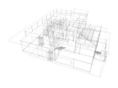 sergilenen mimari proje, dijital duvar kağıdı