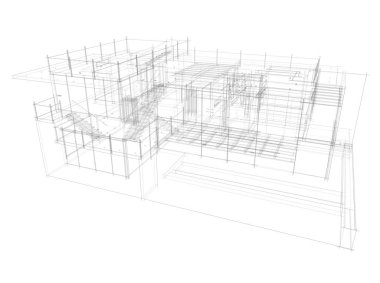 sergilenen mimari proje, dijital duvar kağıdı