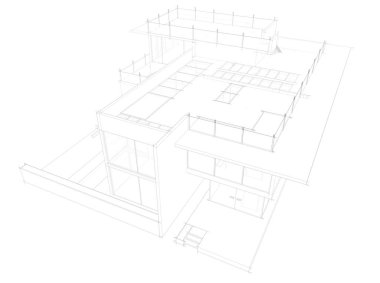 sergilenen mimari proje, dijital duvar kağıdı