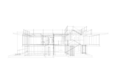 sergilenen mimari proje, dijital duvar kağıdı