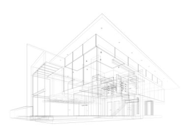 sergilenen mimari proje, dijital duvar kağıdı