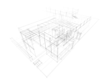 sergilenen mimari proje, dijital duvar kağıdı