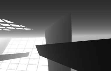 3d mimari proje, dijital duvar kağıdı