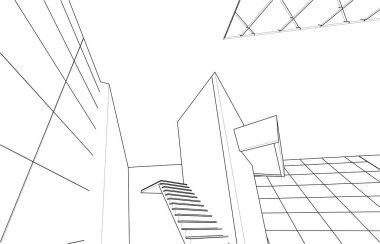 soyut mimari sanat, dijital duvar kağıdı