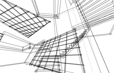 soyut mimari sanat, dijital duvar kağıdı