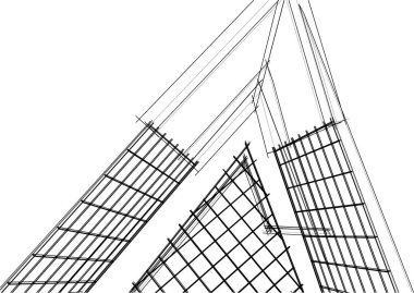 soyut mimari sanat, dijital duvar kağıdı