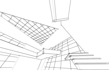 soyut mimari sanat, dijital duvar kağıdı