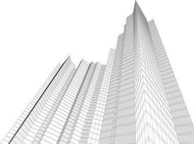 3D astarlı mimari sanat, dijital duvar kağıdı