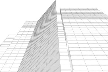 3D astarlı mimari sanat, dijital duvar kağıdı