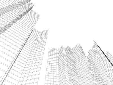 3D astarlı mimari sanat, dijital duvar kağıdı