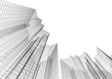 3D astarlı mimari sanat, dijital duvar kağıdı