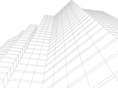 3D astarlı mimari sanat, dijital duvar kağıdı