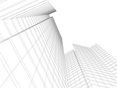 3D astarlı mimari sanat, dijital duvar kağıdı