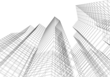 3D astarlı mimari sanat, dijital duvar kağıdı