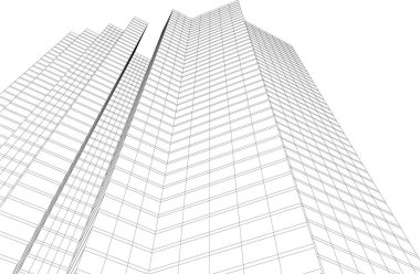 3D astarlı mimari sanat, dijital duvar kağıdı