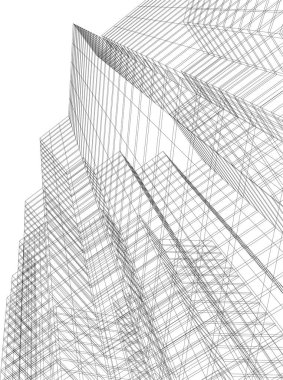 3D astarlı mimari sanat, dijital duvar kağıdı