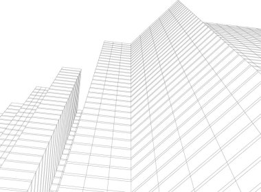 3D astarlı mimari sanat, dijital duvar kağıdı