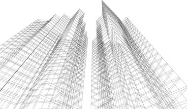 3D astarlı mimari sanat, dijital duvar kağıdı