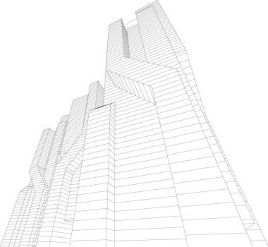 3D astarlı mimari sanat, dijital duvar kağıdı