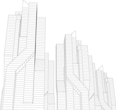 3D astarlı mimari sanat, dijital duvar kağıdı