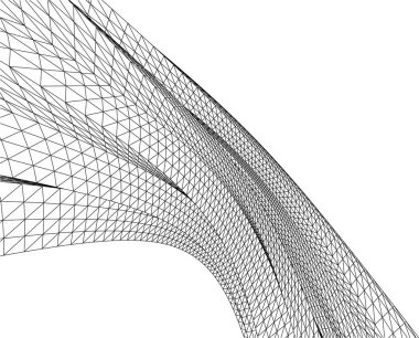 3D çizgili soyut sanat, dijital duvar kağıdı