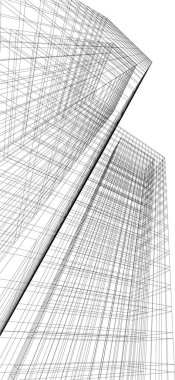 3D astarlı mimari sanat, dijital duvar kağıdı