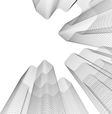 3D astarlı mimari sanat, dijital duvar kağıdı