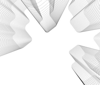 3D astarlı mimari sanat, dijital duvar kağıdı