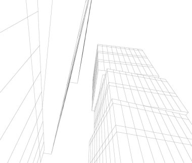 3D astarlı mimari sanat, dijital duvar kağıdı