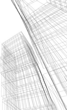 3D astarlı mimari sanat, dijital duvar kağıdı