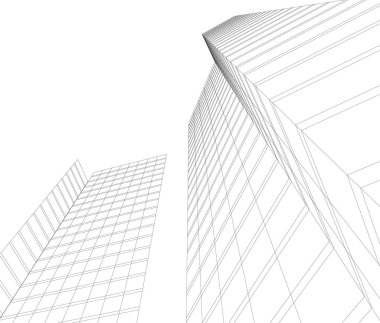 3D astarlı mimari sanat, dijital duvar kağıdı