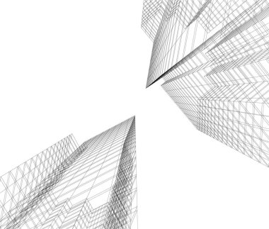 3D astarlı mimari sanat, dijital duvar kağıdı