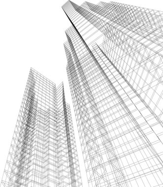 3D astarlı mimari sanat, dijital duvar kağıdı