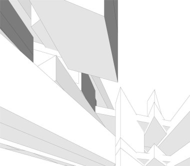 3D astarlı mimari sanat, dijital duvar kağıdı