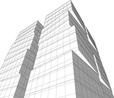 3D astarlı mimari sanat, dijital duvar kağıdı